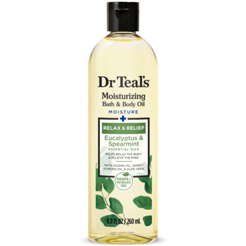 Dr Teal's Relax & Relief Bath & Body Oil with Eucalyptus & Spearmint