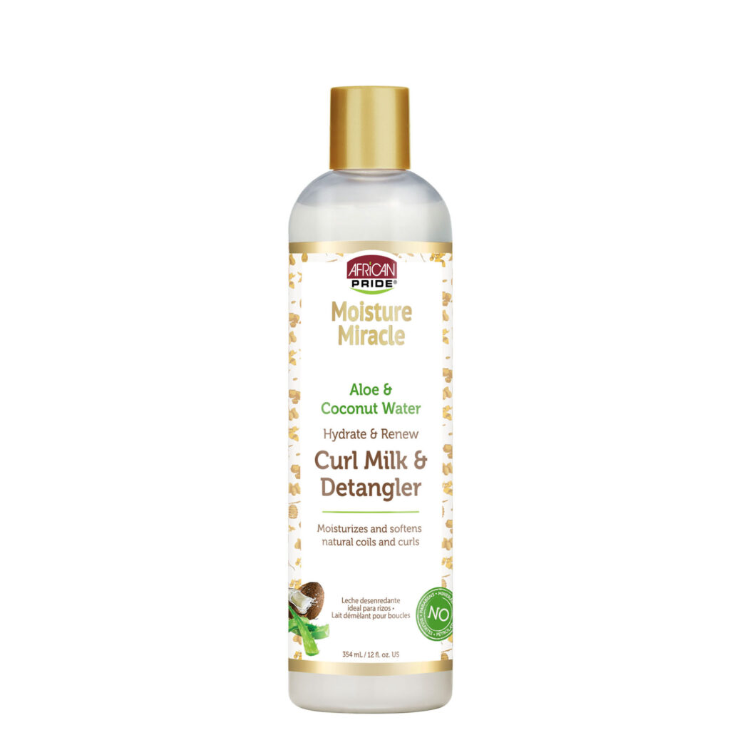 African Pride Aloe & Coconut Water Curl Milk & Detangler