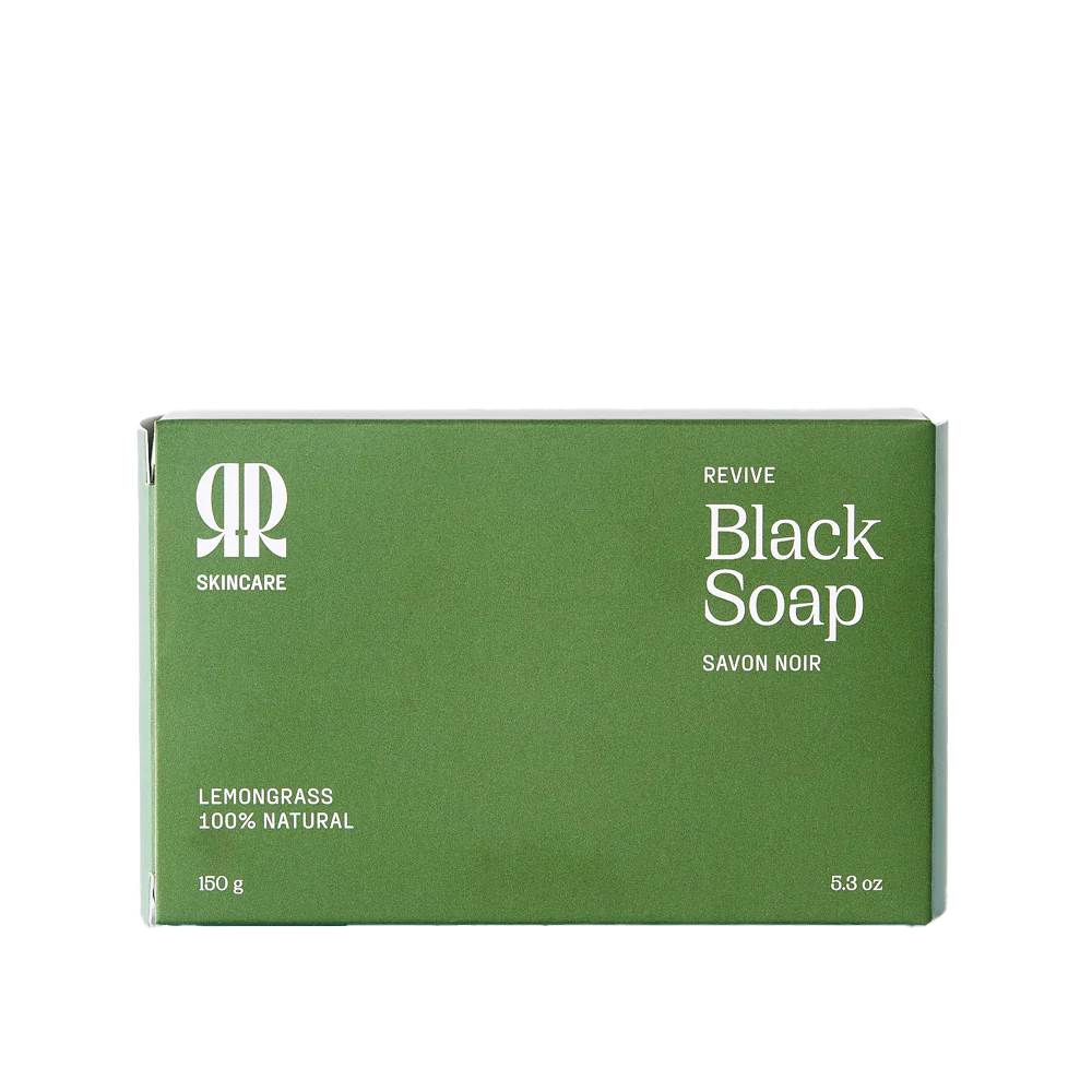 R and R Skincare Black Soap Bar Revive