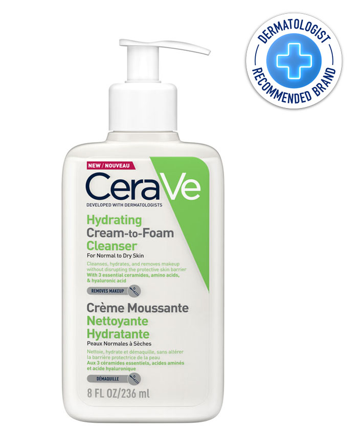 Cerave Hydrating Cream-to-Foam Cleanser