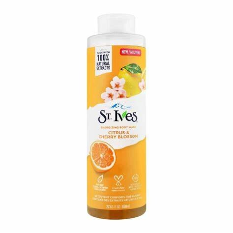 St. Ives Energizing Body Wash - Citrus & Cherry Blossom
