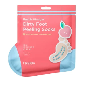 Frudia Peach vinegar shiny socks peeling