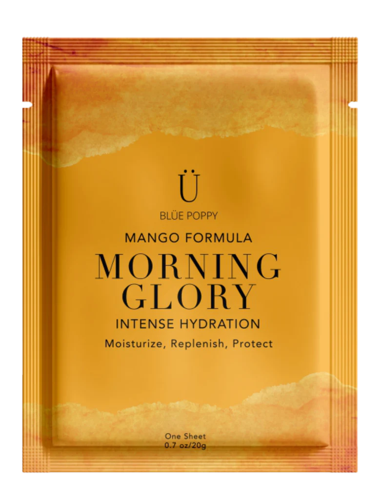 Blue Poppy Morning Glory Sheet Mask
