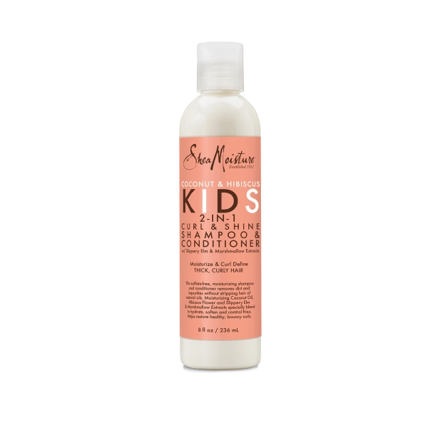 Shea Moisture Coconut & Hibiscus Kids 2-In-1 Curl & Shine Shampoo & Conditioner