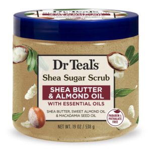 Dr Teal's Shea Sugar Scrub - Shea Butter & Almond Oil