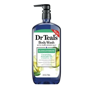 Dr Teal's Glow & Hydrate Body Wash With Ceramides and Avocado Oils