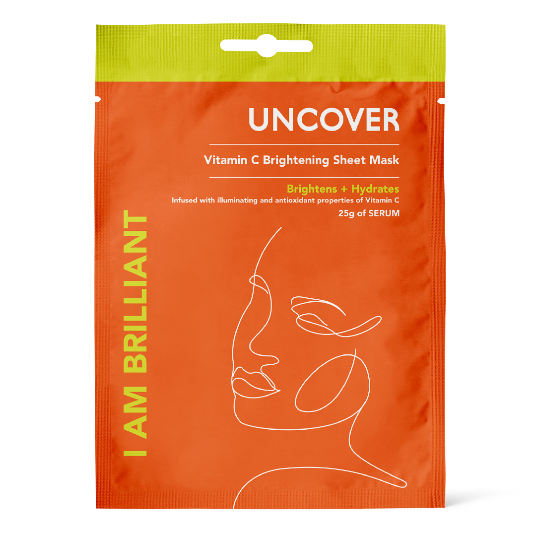Uncover-I-am-brilliant-Vitamin-C-Brightening-Sheet-Mask