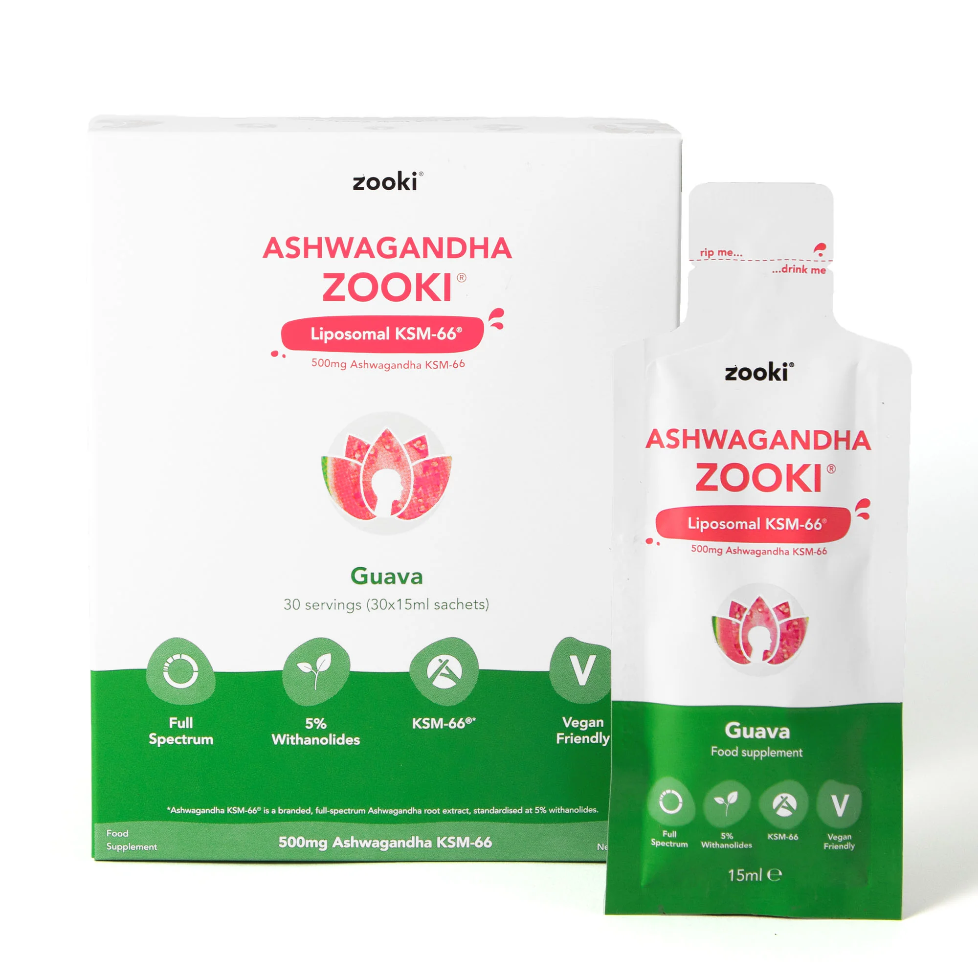 Zooki Ashwagandha - Guava (Pack)