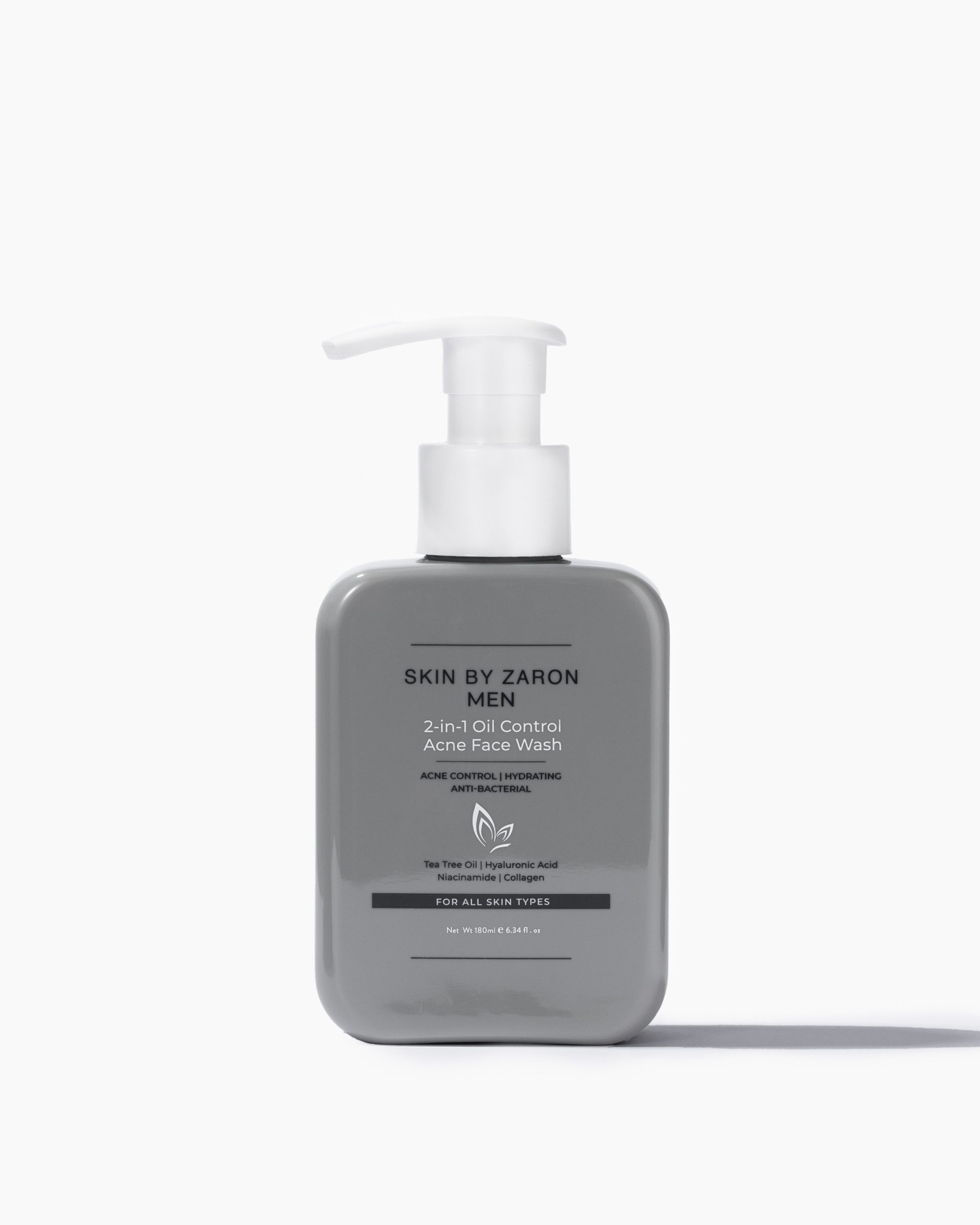 Zaron 2-in-1 Oil Control Acne Face Wash- Men