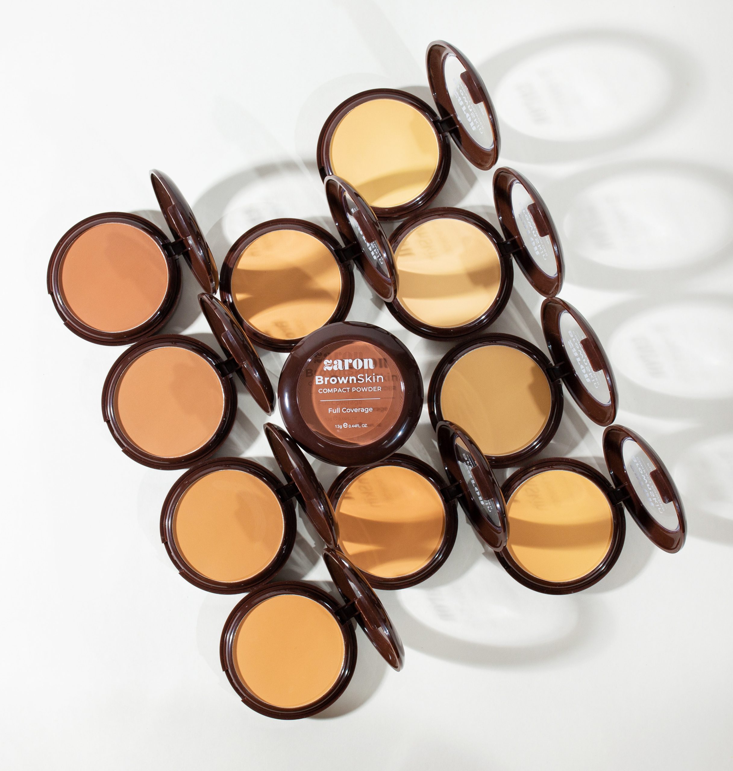 Zaron Brown Skin Compact Powder