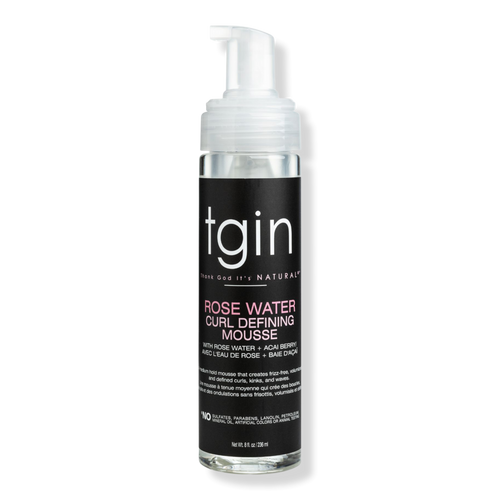 Thank God Its Natural Rose Water Curl Defining Mousse
