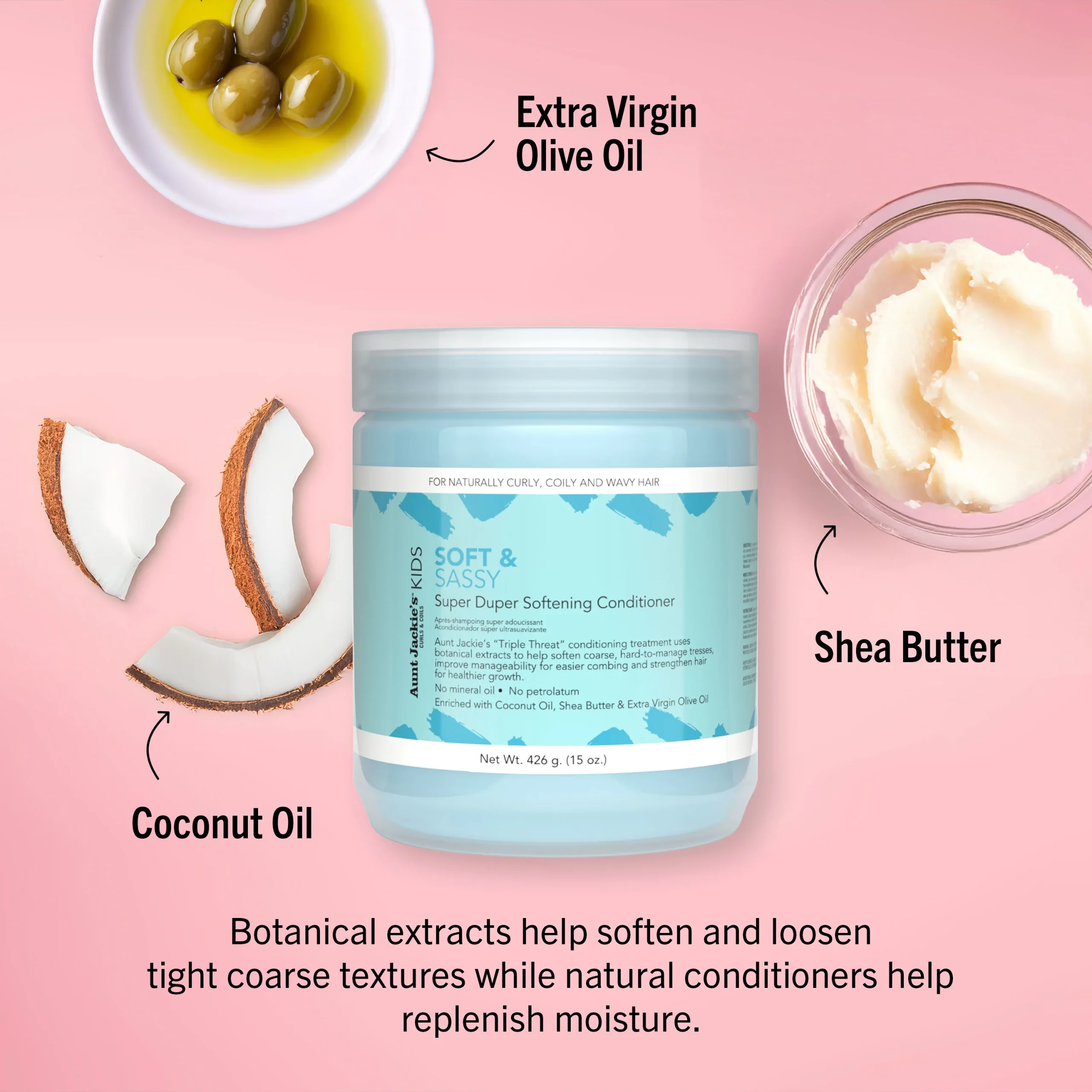 Aunt Jackie's Soft & Sassy – Super Duper Softening Conditioner - Image 4