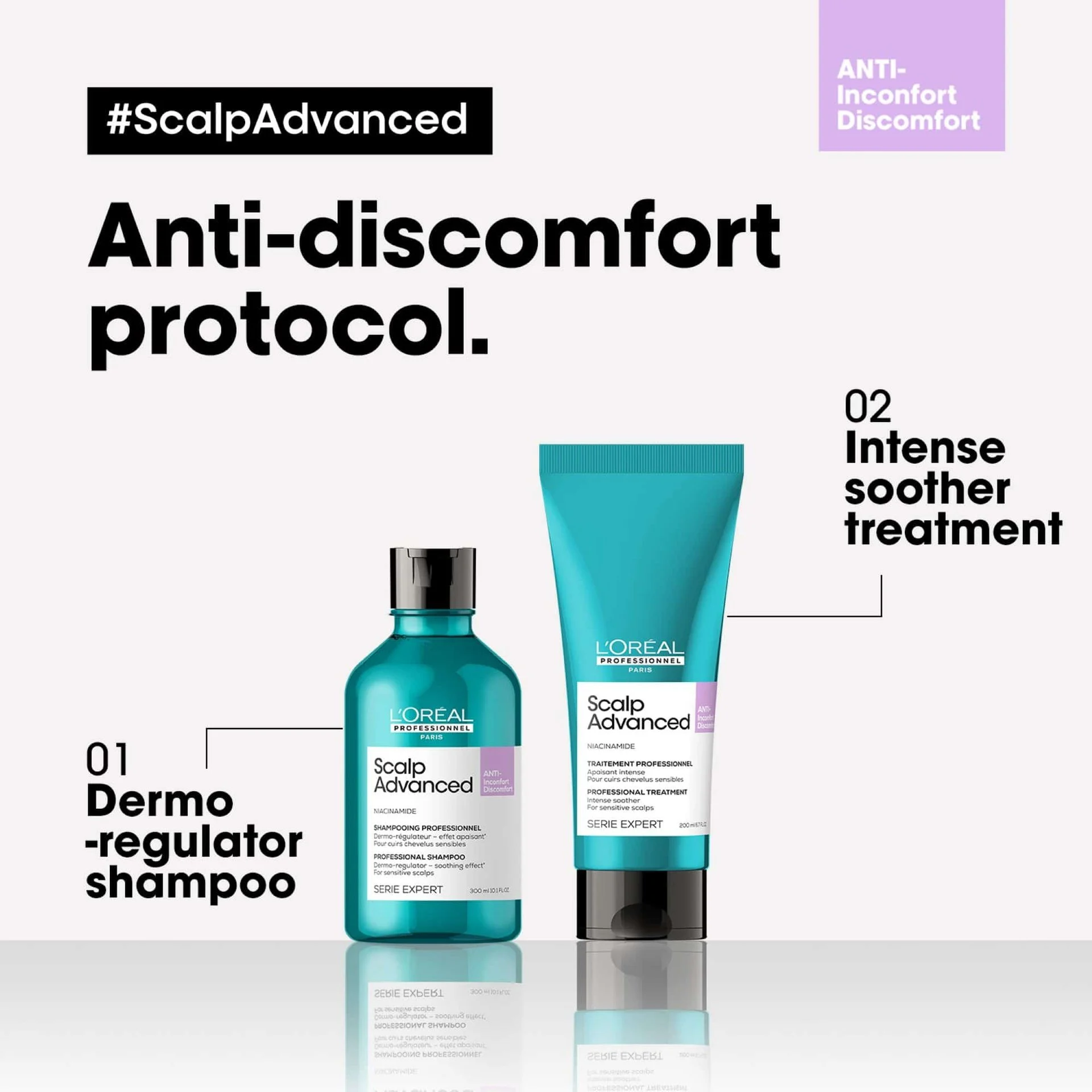 L'Oréal Professionnel Scalp Advanced Anti-Discomfort Intense Soother Treatment - Image 2