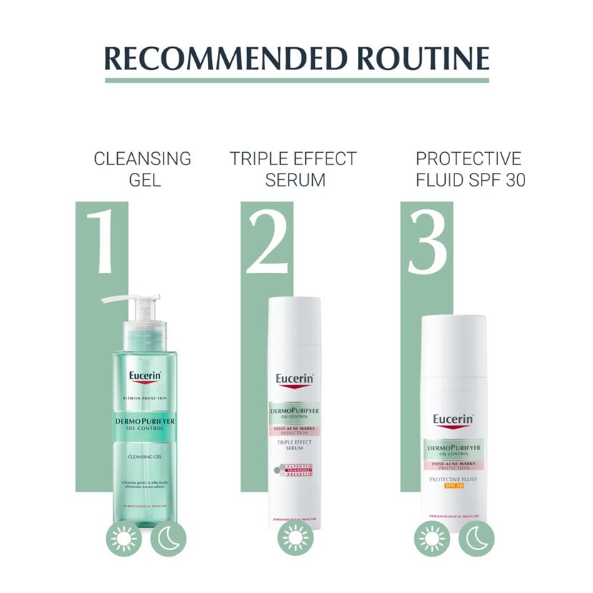 Eucerin dermo purifyer oil control post acne mask spf 30 - Image 2