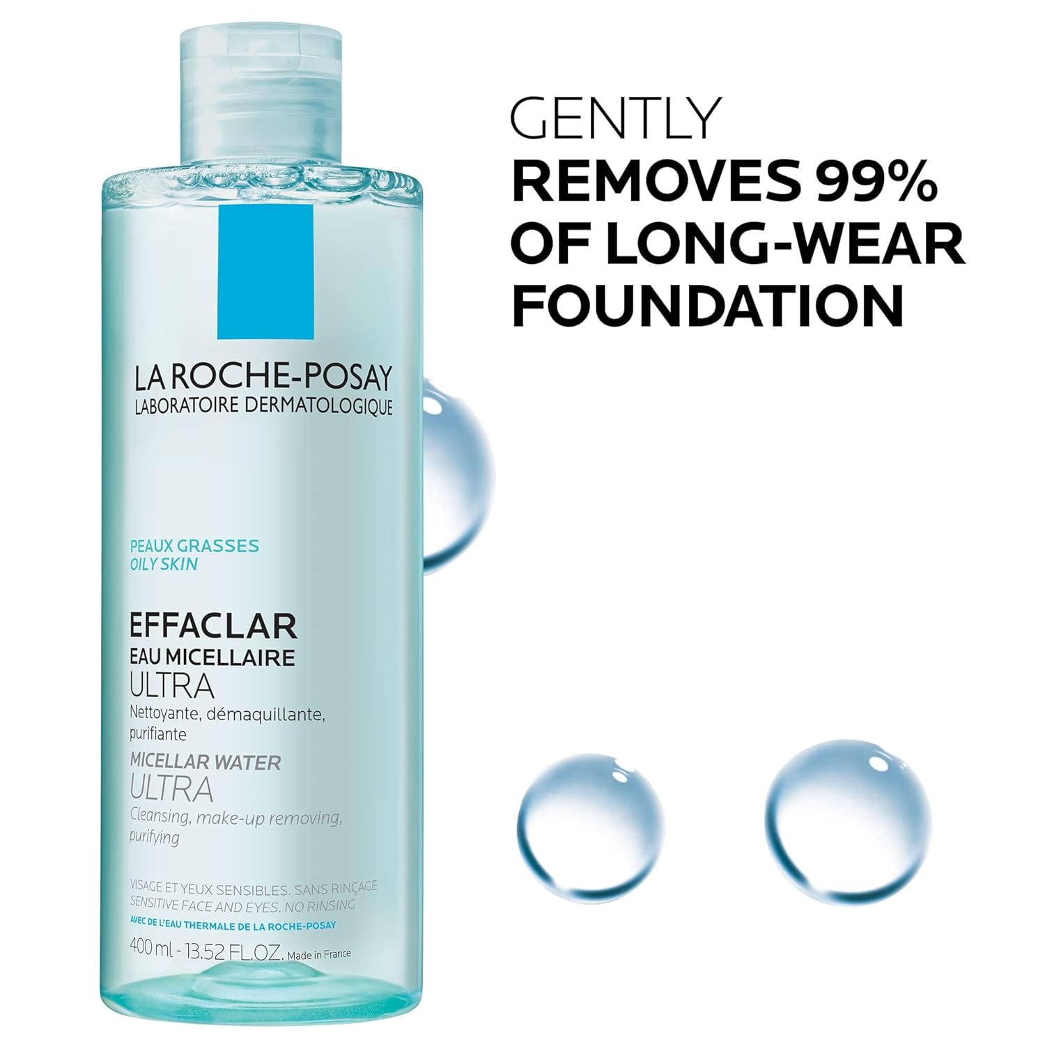 La Roche-Posay Effaclar Micellar Cleansing Water 400ml - Image 4