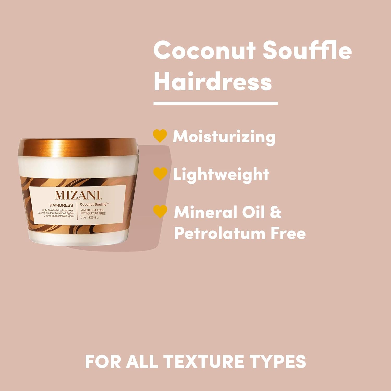 Mizani Hairdress Coconut Souffle, 250ml - Image 3