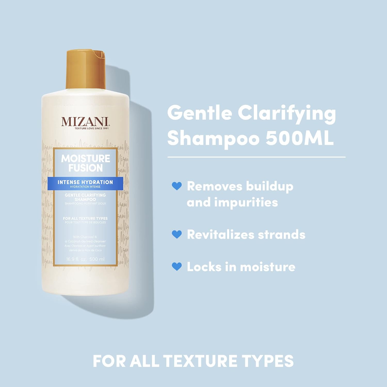 Mizani Moisture Fusion Gentle Clarifying Shampoo - Image 2