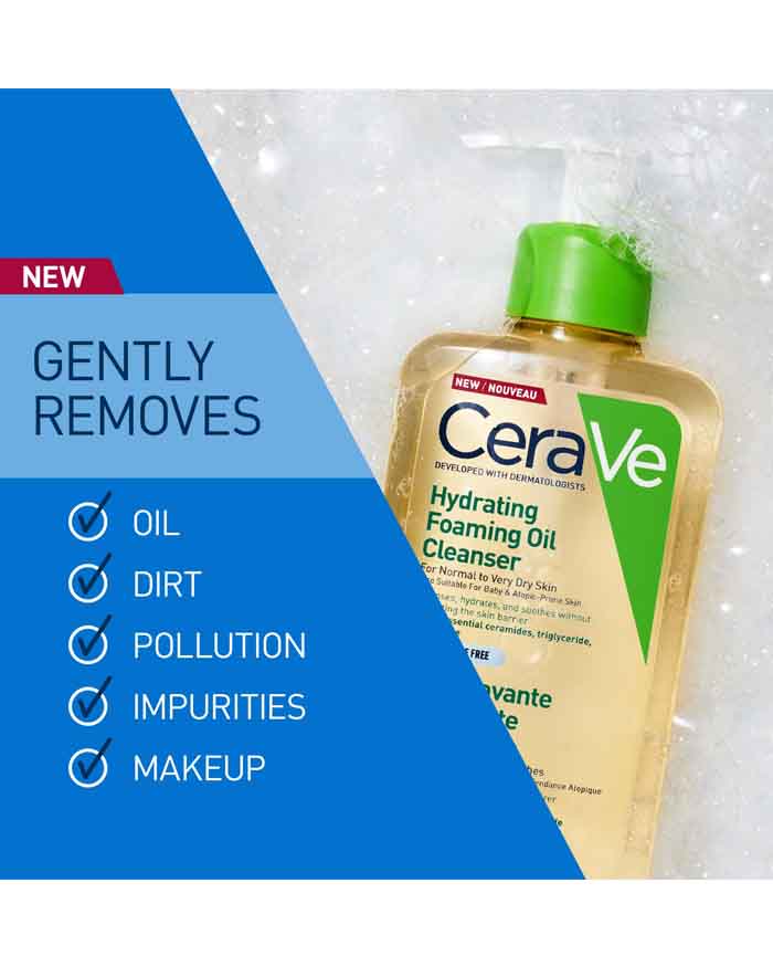 Cerave Hydrating Foaming Oil Cleanser