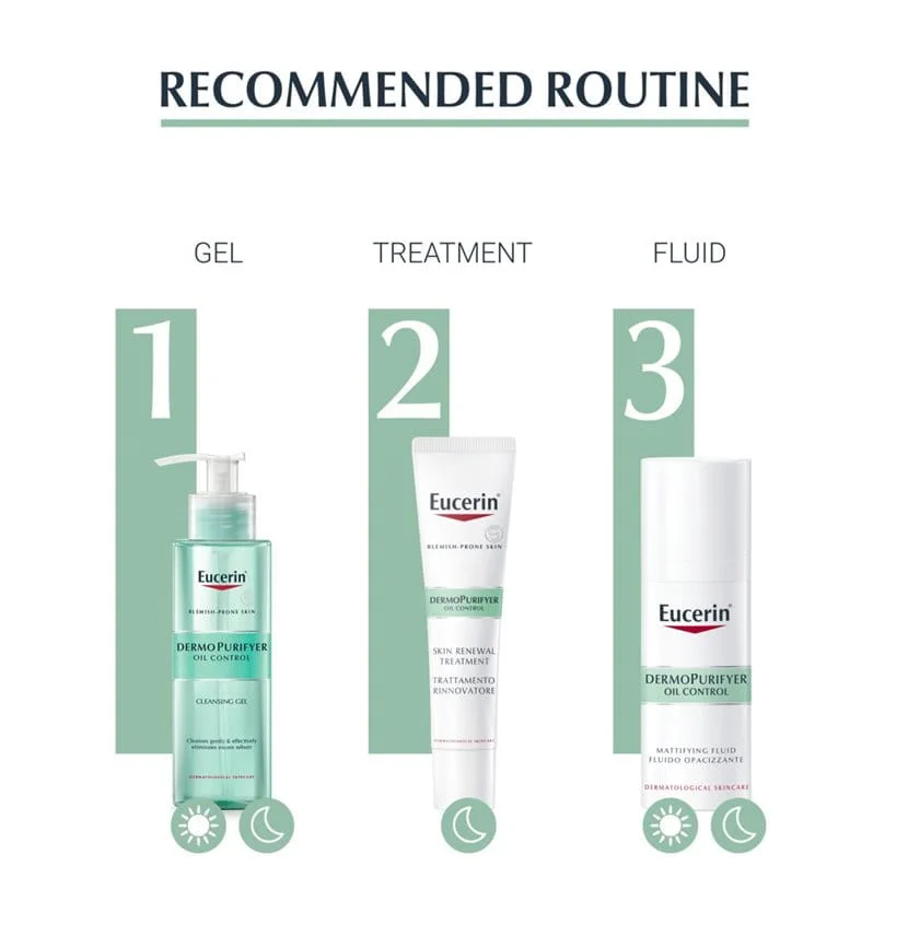 Eucerin dermo purifyer oil control skin renewal treatment - Image 4