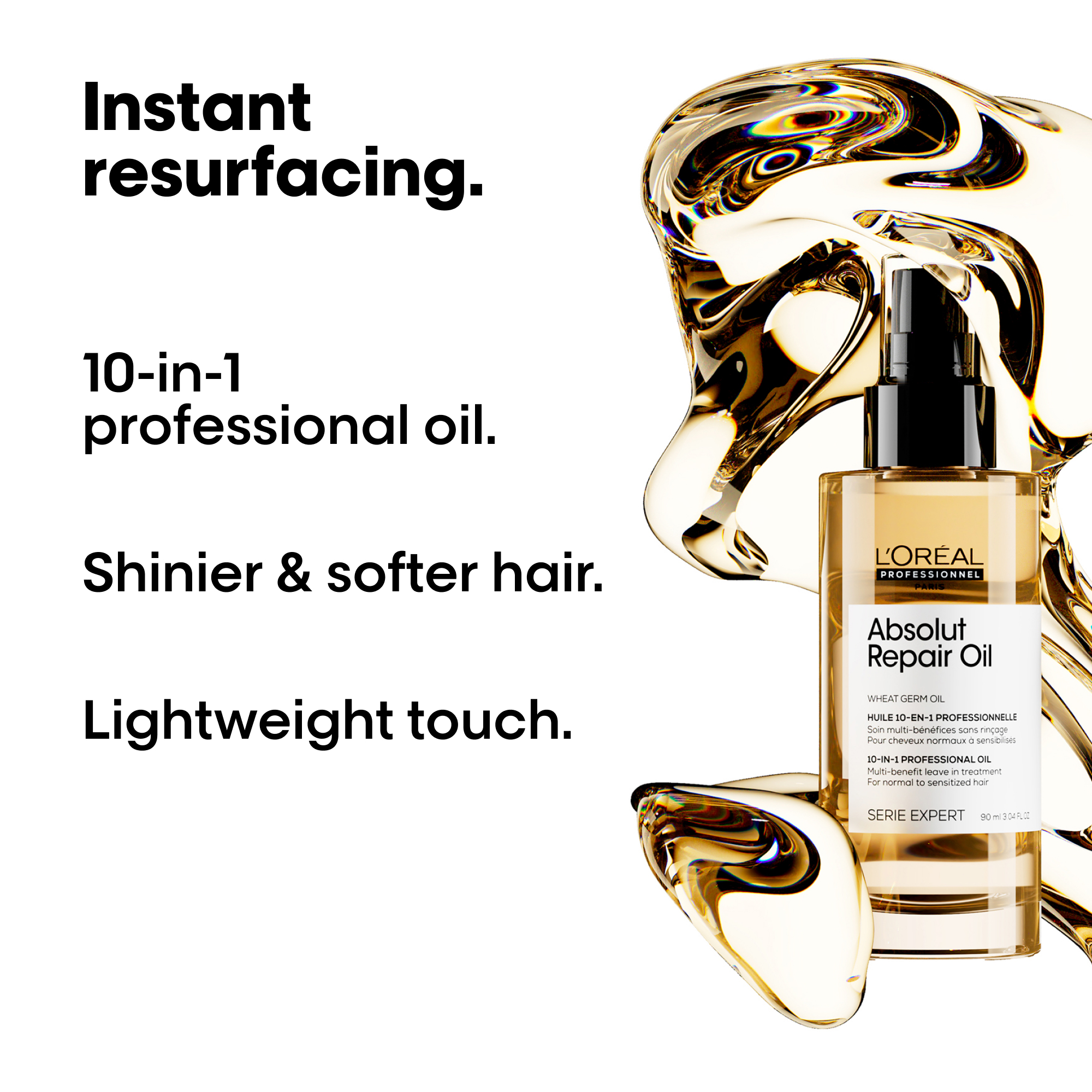 L’Oréal Professionnel Absolut Repair 10 in 1 leave in Oil - Image 2