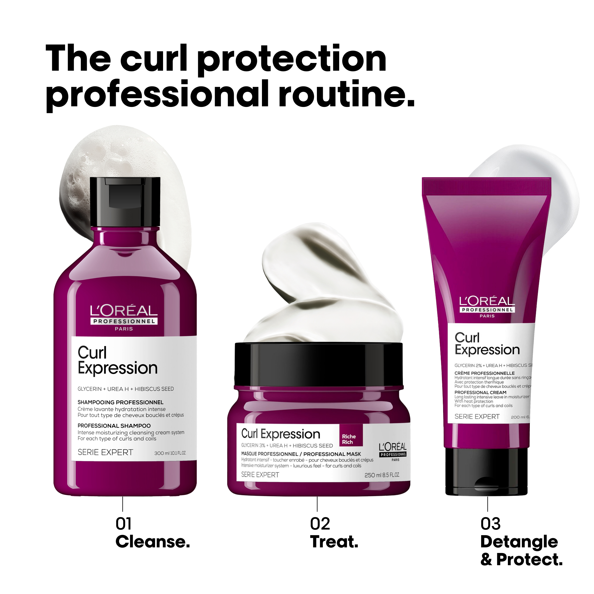 L’Oréal Professionnel Curl Expression Intense Moisturizing Cleansing Cream Shampoo - Image 4