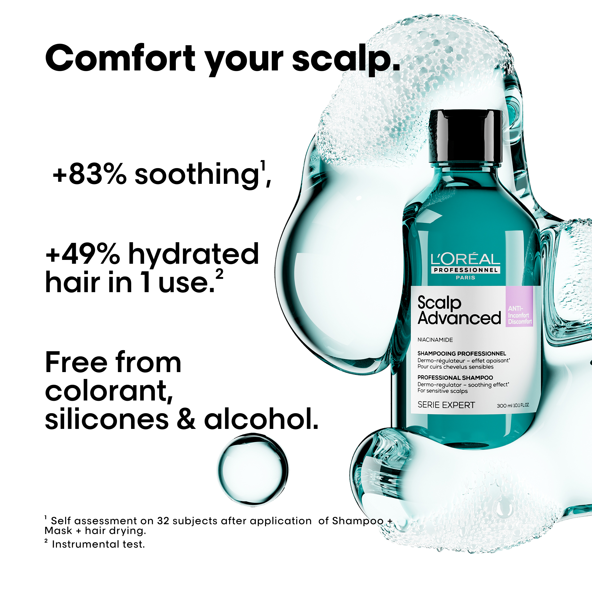 L’Oréal Professionnel Scalp Advanced Anti-Discomfort Dermo-Regulator Shampoo - Image 2