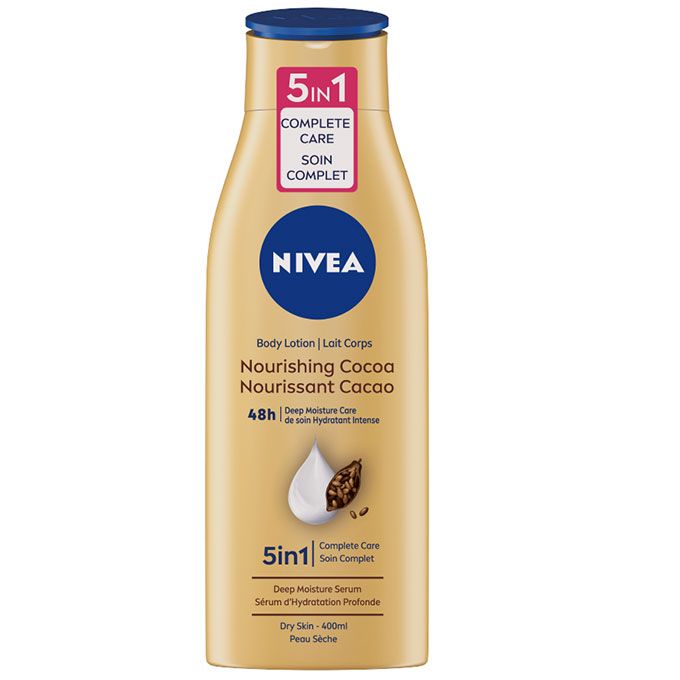 Nivea 5 in 1 Nourishing Cocoa Body Lotion 400ml - Image 2