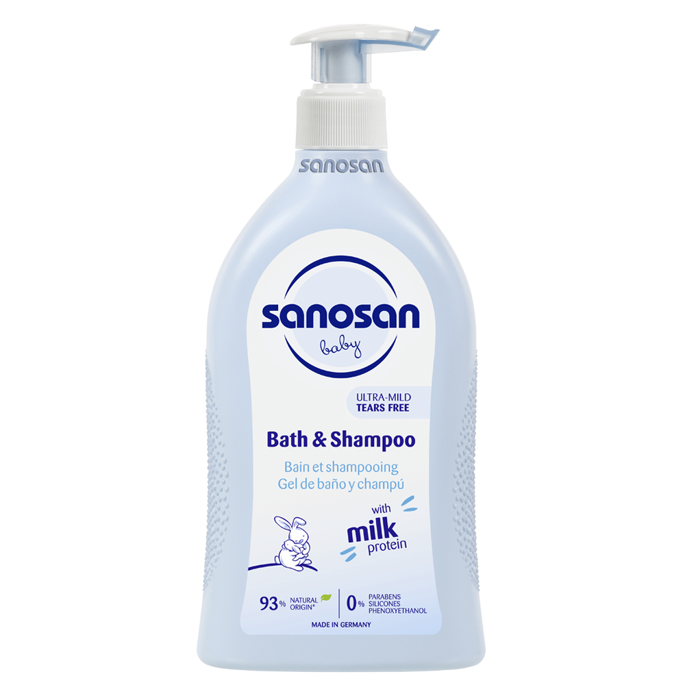 Sanosan Bath and Shampoo Ultra Mild Tears Free