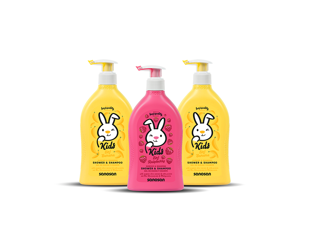 Sanosan Kids 2 in 1 Shower and Shampoo 400ml