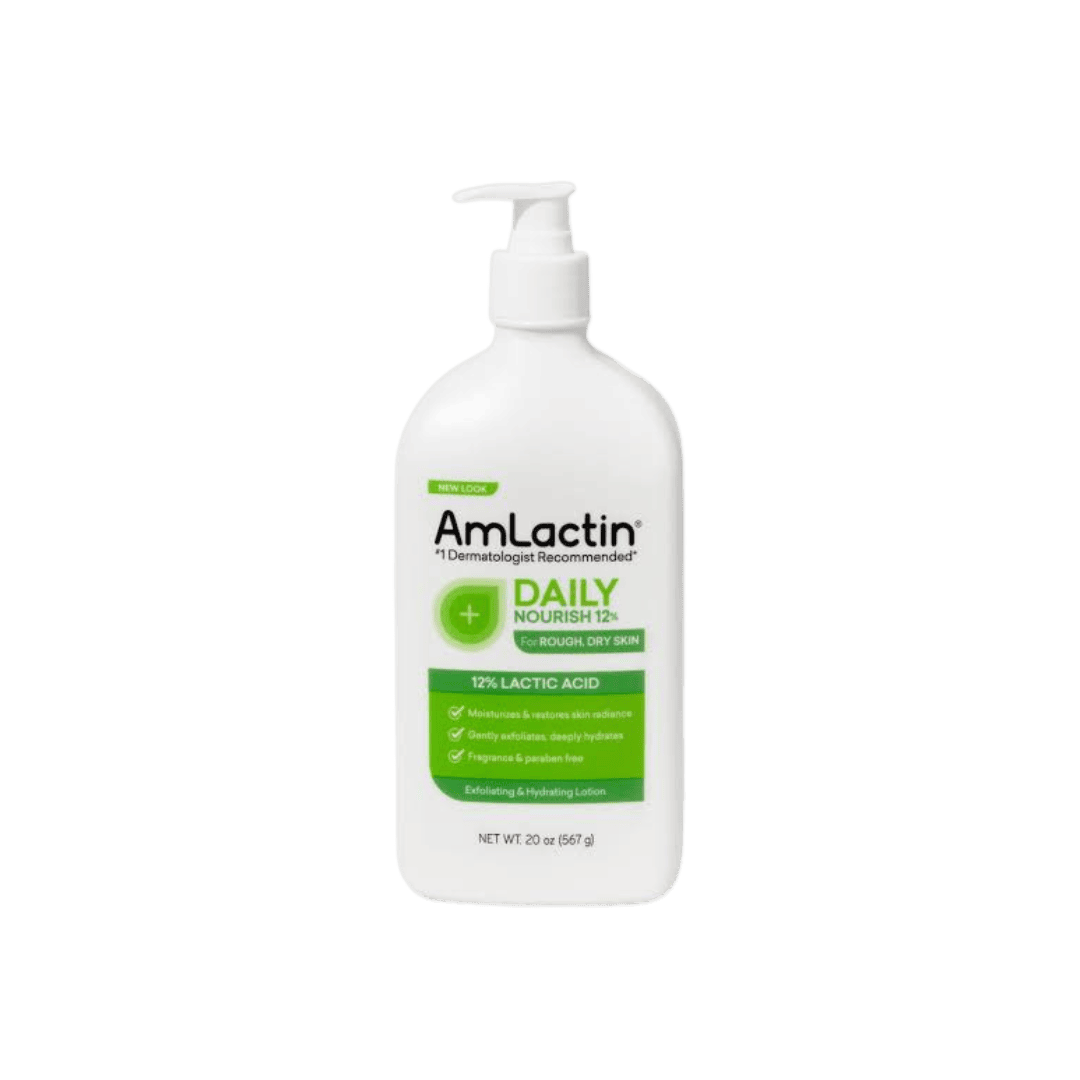 Amlactin Daily Nourish 12% Lactic Acid Exfoliating + Hydrating AHA Lotion 567g